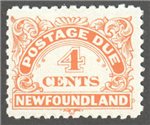 Newfoundland Scott J4a Mint F (P10.1)
